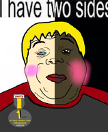 aryan award black black_skin equilibrium i_have_two_sides nigger reddit_meme soyteen subvariant:hunky_twink_sex_machine variant:alicia white // 592x720 // 198.7KB