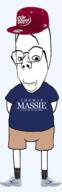 brainful cap closed_mouth clothes distorted dr_pepper full_body glasses hat libertarian mizuno shoe short smile soyjak stubble subvariant:rand subvariant:wholesome_soyjak thomas_massie tshirt variant:gapejak // 696x2144 // 402.3KB