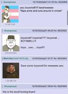 4chan cap clothes fuck glasses hair hat judaism marichka nazism necklace russo_ukrainian_war sarah_ashton_cirillo smile soyjak star_of_david stubble swastika text trans_flag ukraine variant:bernd worst yellow_hair // 638x874 // 330.3KB