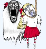 ack don't_starve girl glasses hanging soyjak stubble subvariant:longplier subvariant:schizojak variant:bernd variant:markiplier_soyjak // 594x637 // 239.3KB