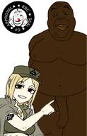 2soyjaks bbc black_skin bnwo closed_mouth deformed fat foot glasses licking_lips marichka naked nsfw penis queen_of_spades russo_ukrainian_war seal_of_approval soyjak stubble tattoo text tongue ukraine variant:alicia variant:cobson yellow_sclera // 1024x1600 // 341.2KB
