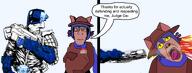 Judge_Gem_(namefag) ack comic jimbo_(namefag) jimbo_(user) jimbo_is_a_shitskin_nigger_faggot_pooner_loving_erping_faggot_closeted_furfag_’cord_schlogtranny_shroomnigger judge_dredd meta:namefags shooting shot_in_the_head subvariant:neutralplier variant:bernd variant:markiplier_soyjak // 3048x1152 // 1.7MB
