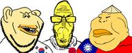 asian japan mutt_trio south_korea subvariant:chinkmutt subvariant:euromutt subvariant:impish_amerimutt taiwan variant:gapejak variant:impish_soyak_ears variant:markiplier_soyjak variant:meximutt // 1718x694 // 77.2KB