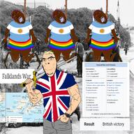 ack argensimian argentina aryan british cockroach faggot falkland_war falklands flag:argentina flag:lgbt_pride_flag flag:united_kingdom holding_sword muscular_male shitskin sword total_argentine_death variant:bernd variant:cobson // 3072x3072 // 4.7MB