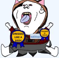 artist:anonimos award bloodshot_eyes caesar caesar's_legion dress ear femboy frumentarii legion legionary op_is_aryan open_mouth sabiopajin sabiopajin_(namefag) sabiopajin_(user) soldier subvariant:pissbaby tongue tongue_out uniform variant:impish_soyak_ears variant:meximutt // 1480x1452 // 149.8KB