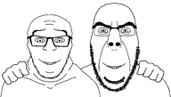 2soyjaks fixed friendship front_facing hand happy looking_at_you meta:not_a_duplicate no_more_brother_wars remake shaved smile subvariant:cobson_front2 subvariant:feraljak_front subvariant:wholesome_feraljak subvariant:wholesome_feraljak_front template variant:cobson variant:feraljak white_skin // 2025x1150 // 51.1KB