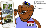 black_skin blacked brown_skin clothes discord eating forced_meme giraffe hat kike kike_nose meta:namefags mutt mutt_lips name_tag nut pigeon roblox scoot_(namefag) scoot_is_a_shitskin_foodist_shitlalala scooter shitskin slop squirrel star sticker transparent_background tree uttp variant:blartjak variant:creepyjak variant:impish_soyak_ears variant:soyak // 1200x738 // 827.8KB