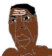 brown_skin forehead_lines hindu meta:tagme pajeet soyjak stubble subvariant:suspicious_chudjak // 629x670 // 117.1KB