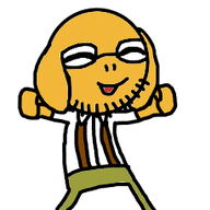 06eb animated clothes dog_ear glasses janny meme music open_mouth variant:unknown yellow_skin // 230x229 // 44.7KB