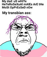 angry glasses meme punisher_face stubble text tranny variant:bernd // 1170x1436 // 244.3KB