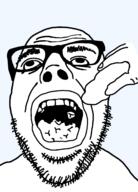 beard crunch eat eating glasses hand head high_res mouth nose nostril series:remastered_soyjaks stubble teeth template transparent_background variant:dubbbzjak white_skin // 1075x1500 // 45.7KB
