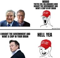 bill_gates crying elon_musk george_soros maga maga_hat politics variant:soyak variant:wojak wojak // 801x782 // 296.9KB