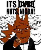 clothes crowd fancy happy its_just_getting_started its_over nigga_thats_nuts nuts suit text trend:squirreljakking variant:feraljak // 872x1078 // 248.2KB