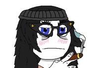 beanie blush cigar eyebags frown glasses holding_object smoke smoking variant:soytan // 436x310 // 7.3KB