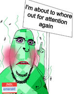 attention_whore biting_lip distorted emerald emerald_(namefag) faggot finger flies glasses gooning meta:namefags name_tag namefags piercing pointing queer series:emeraldjaks sign soyjak stink_lines stretched_mouth stubble subvariant:hornyson text variant:abortion_lover variant:cobson // 794x960 // 403.6KB