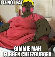 cheese epic epix fast_food fat goyslop hamburger meme nate nate_higgers nigger niggerbabble obese old_meme oldfag oldfag_meme sauce shitskin subvariant:hunky_twink_sex_machine text variant:alicia // 500x519 // 39.8KB