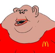 amerimutt fat lips mcdonalds pink_skin subvariant:endmutt subvariant:impish_amerimutt subvariant:meximerican subvariant:morbidmutt united_states variant:impish_soyak_ears variant:meximutt // 999x955 // 22.7KB