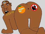 apple artist:jay_z butt food fruit jay_z naked orange orange_juice slut subvariant:spadeson variant:cobson vidya_butts vitamin_c // 2046x1552 // 240.4KB