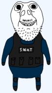 black_gloves black_shoes blue_pants blue_shirt bulletproof_vest clothes full_body glove happy iron_edit kneepad mag_pouch smile soytham_police_department special_weapons_and_tactics subvariant:brunetto swat tactical variant:bernd // 541x969 // 24.8KB