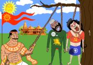 3soyjaks ack allah bloodshot_eyes brown_hair brown_skin crying dalit female france hindu india islam lynching meta:leaky meta:tagme moustache mughal noose open_mouth pajeet poojeet rope shitskin smile soyjak streetshitter stubble subvariant:chudjak_front subvariant:perceptive_chud subvariant:wholesome_soyjak suicide sun tongue tree troon variant:bernd variant:chudjak variant:gapejak // 2096x1464 // 1.2MB