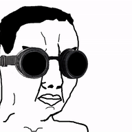 animated explosion frown glasses goggles hair nuclear smug soyjak variant:chudjak // 600x420 // 974.5KB