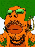 afro closed_eyes earring fingernail froot glasses hand lips queen slay variant:gapejak // 600x800 // 52.2KB