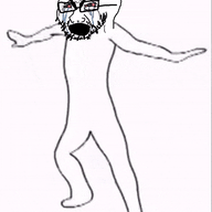 angry animated bloodshot_eyes crying dance ext=gif glasses keyframe loop meme rotoscoped stubble traced variant:cryboy_soyjak variant:soyak you_are_an_idiot // 400x503 // 550.3KB