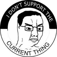 badge closed_mouth glasses hair soyjak text variant:chudjak // 1024x1024 // 218.7KB