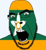 angry ehime flag flag:ehime glasses hair japan looking_to_the_left open_mouth soyjak stubble teeth thick_eyebrows todofuken transparent_background variant:cobson // 721x789 // 53.8KB