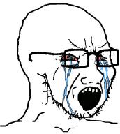 animated beard crying ext=gif glasses stubble subvariant:soyak_34 subvariant:soyak_front variant:soyak // 607x678 // 149.0KB