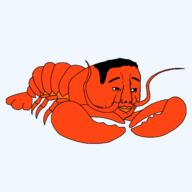 animal full_body hair lobster orange_skin pincer series:animaljaks smile soyjak variant:chudjak // 1600x1600 // 29.2KB