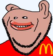 amerimutt artist:sabiopajin ear happy lips mcdonalds meta:tagme mutt mutt_lips no_nose retard smile stubble subvariant:impish_amerimutt user=sabiopajin variant:impish_soyak_ears // 598x628 // 44.2KB