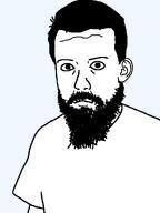 beard clothes doll_(user) hair no_glasses nuvariant soyjak template variant:dolljak white_shirt white_skin // 750x1000 // 16.2KB