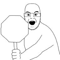 excited glasses jack_black meta:tagme octagon open_mouth smile soyjak stubble variant:unknown // 1000x1000 // 19.0KB