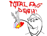 fire flag:femboy_pride_flag glasses looking_at_you smoking text total_faggot_death variant:gapejak // 918x708 // 72.1KB