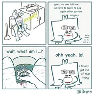 blood blood_from_neovagina bloodshot_eyes closed_mouth comic edit eyelashes frown glasses gums hair hand leg lips lipstick mustache neovagina nose open_mouth piss smile stubble teeth text toilet tranny tranny_artstyle variant:bernd white_background // 2048x2048 // 1.1MB