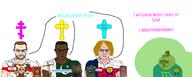 Astrofene_(namefag) CHRISTARYANSWON OrientalTrollface_(user) bible brap catholic christianity chudnater2(namefag) crimean_tatar england gemersonlakeandpalmer_(user) lutheran martin_luther orthodox_cross pakistan subvariant:muscular_chud texas variant:chudjak variant:meximutt // 5000x2000 // 1.6MB