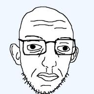 bald beard closed_mouth cuckjeet glasses incel lips male nuvariant original_content stubble ugly variant:cuckjeet wrinkles // 500x500 // 7.8KB