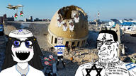anti_nazi arab artist:adolf_hitler assassination blood bloodshot_eyes blue_eyes brown_skin buff closed_mouth clothes crying deformed destruction flag flag:israel flag:nazi_germany flag:palestine flag:transgender_pride_flag full_body gas_chamber gaza glasses gore hair hand hanging hat hebrew hebrew_text idf irl_background islam islamic islamophobia israel israeli israeli_defense_forces israeli_flag jdl jet jewish_defense_league jewish_nose jewish_star judaism kike kippah leg lehi lipstick mudslim mudslime multiple_soyjaks muslims mustache nazism nose open_mouth palestine patch plane purple_hair rope ruins serious severed_head solar_panel soyjak speech_bubble star_of_david stubble subvariant:brunetto subvariant:chudjak_front subvariant:ms_shekelberg subvariant:perceptive_chud subvariant:unbotheredchud suicide swastika tattoo tattoos teeth tkd tmd tongue total_muslim_death tranny transparent transparent_background variant:bernd variant:chudjak variant:soytan vein white_skin yellow_teeth zionism zionist // 1920x1080 // 762.4KB