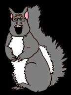 grey_squirrel shitskin subvariant:feralsquirrel trend:squirreljakking variant:markiplier variant:markiplier_soyjak // 593x792 // 56.3KB