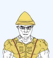 africa anglo blue_eyes british colonial colonialism colonization explorer imperial imperialism pith_helmet pocket strap subvariant:muscular_chud tfw_the_dark_continent_needs_to_be_explored_and_undarkened_(bleached) uniform variant:chudjak // 1197x1312 // 54.6KB