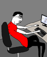 chinless computer keyboard red_shirt scoliosis variant:chudjak variant:unknown // 803x960 // 24.3KB