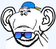 beard big_ears cap clothes confused ear glasses hat holding_glasses shades stubble subvariant:party_soyak_ears sunglasses transparent_background variant:impish_soyak_ears // 800x701 // 24.1KB