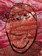 food glasses meat red_skin smile soyjak stubble subvariant:wholesome_soyjak variant:gapejak // 600x800 // 878.1KB