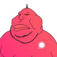 angry antenna artificial_intelligence bot chai gradient logo mouth pink_skin red_eyes robot variant:meximutt // 1128x1125 // 567.0KB