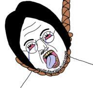 ack eyebrows forehead_lines glasses hair hanging mouth_closed nose soyjak stubble tongue variant:bernd variant:lennonjak // 192x182 // 29.0KB