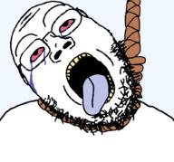 ack bloodshot_eyes crying hanging rope subvariant:gapejak_front variant:gapejak // 1024x953 // 94.3KB