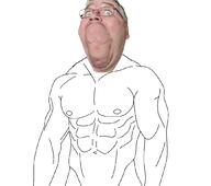 bernd_schmidt closed_mouth glasses smile stubble subvariant:wholesome_soyjak swolesome variant:gapejak // 1056x937 // 157.6KB