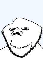 smile soyjak stubble subvariant:nnnnffffffff teeth template variant:impish_soyak_ears // 598x800 // 32.3KB