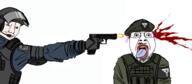 FEDRA blood fireflies gear gun military police shooting tactical the_last_of_us tranny // 1426x627 // 370.9KB